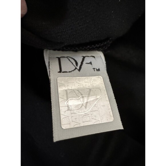 Diane Von Furstenberg Black Slim Moto Legging‎ Pants Size Medium DVF - Picture 8 of 8